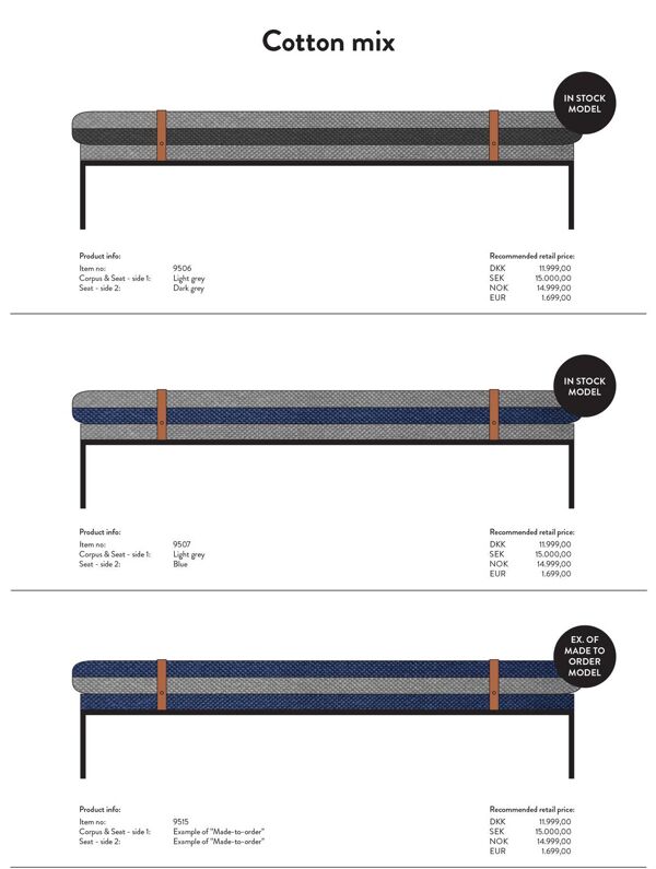 Canapé Banquette Turn Daybed par Ferm Living kvadrat