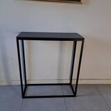 Composite marble effect console