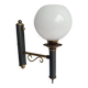 Empire style torch wall sconce