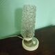 2 Vintage cathedral glass bedside lamps - 50s