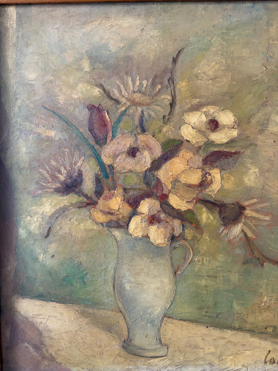 Signed bouquet of flowers