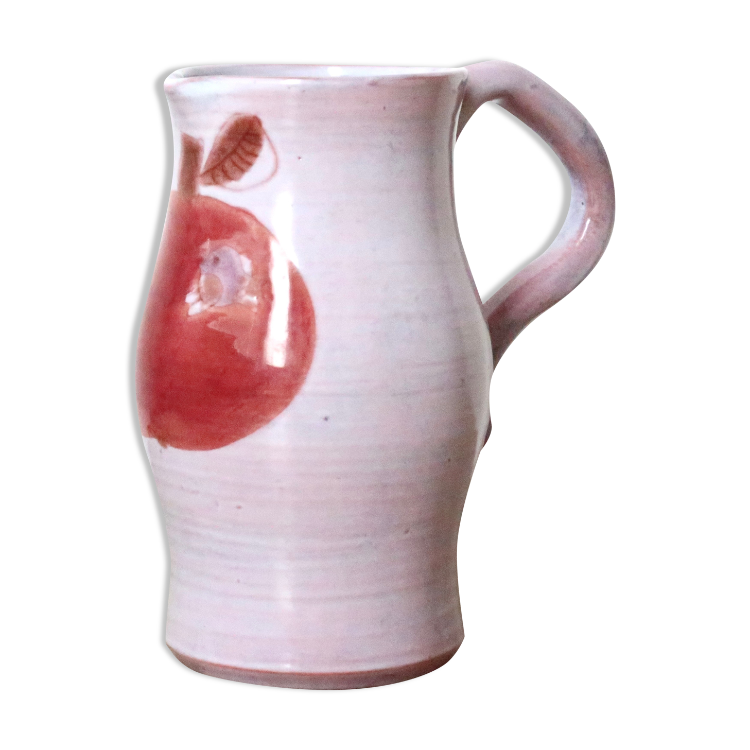 Ceramic pitcher by Jean and Robert Cloutier, 70s
