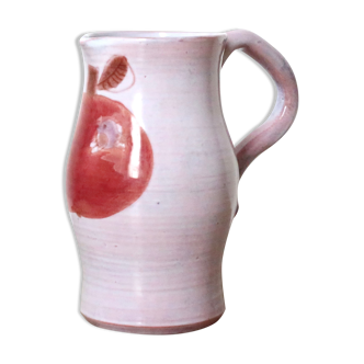 Ceramic pitcher by Jean and Robert Cloutier, 70s