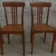 4 chaises bistrot en bois de marque stella