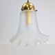 Vintage Glass & Brass Handkerchief Pendant Lamp from Peill & Putzler, 1960s