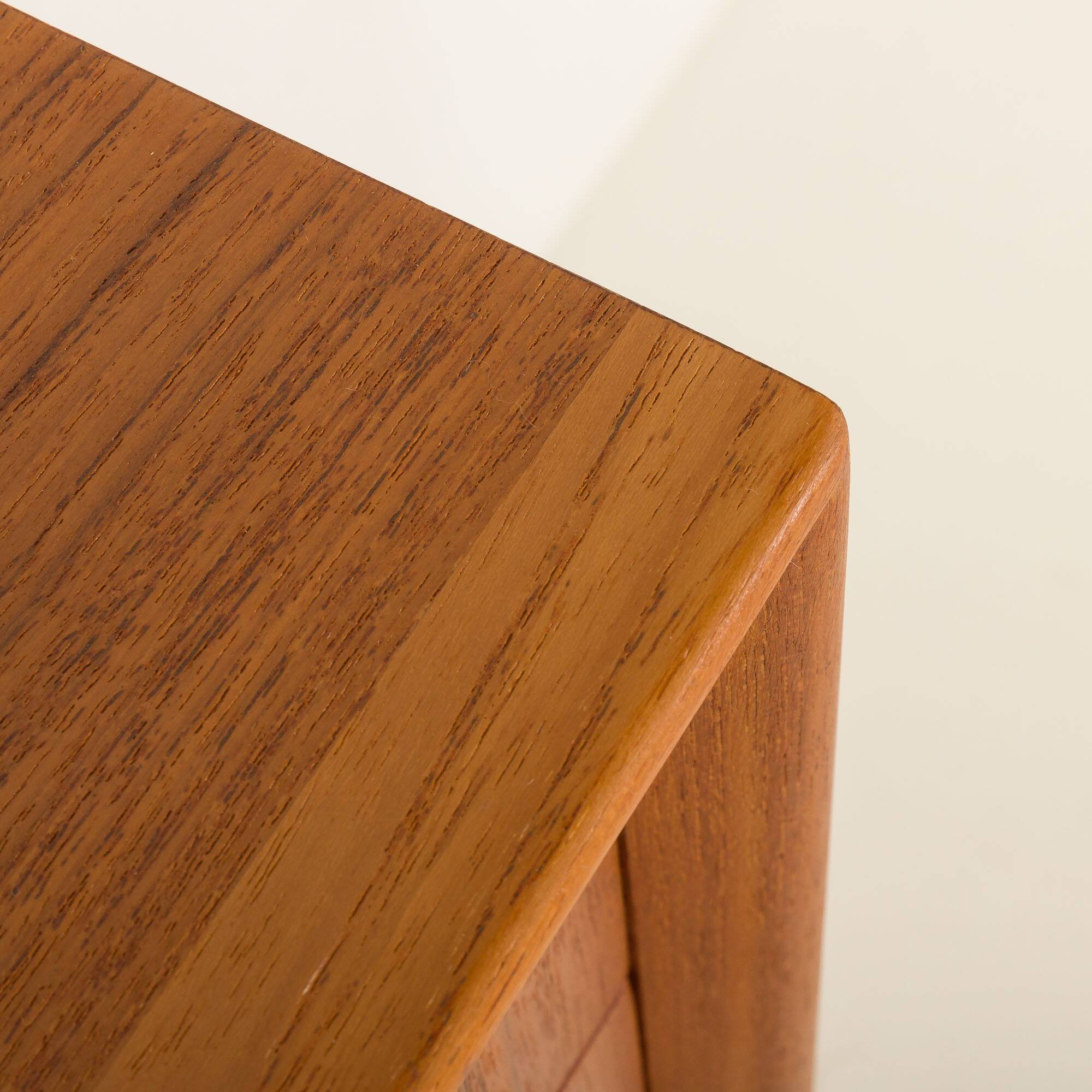 Scandinavian teak chest of drawers by Johannes Sorth for Nexo Mobelfabrik.