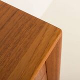 Scandinavian teak chest of drawers by Johannes Sorth for Nexo Mobelfabrik.