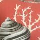 Coussin Corail et coquillages
