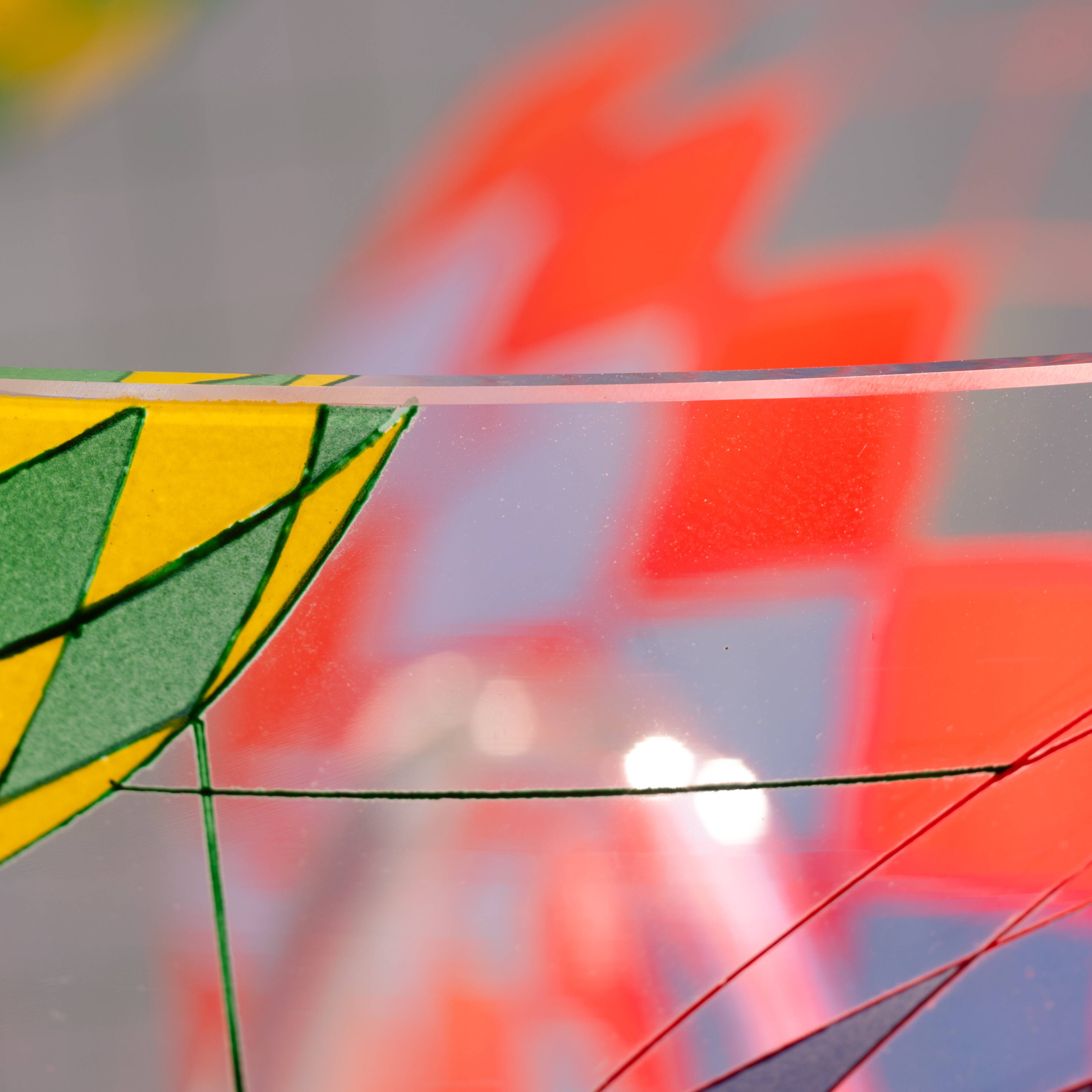 art glass object vase