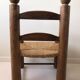Solid wood straw chair
