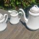 Limoges art porcelain coffee service manufactured by PP