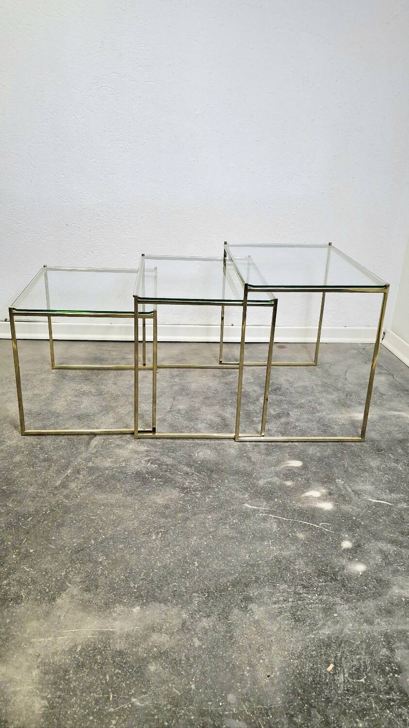 70s Regency Nesting Tables (Set of 3)