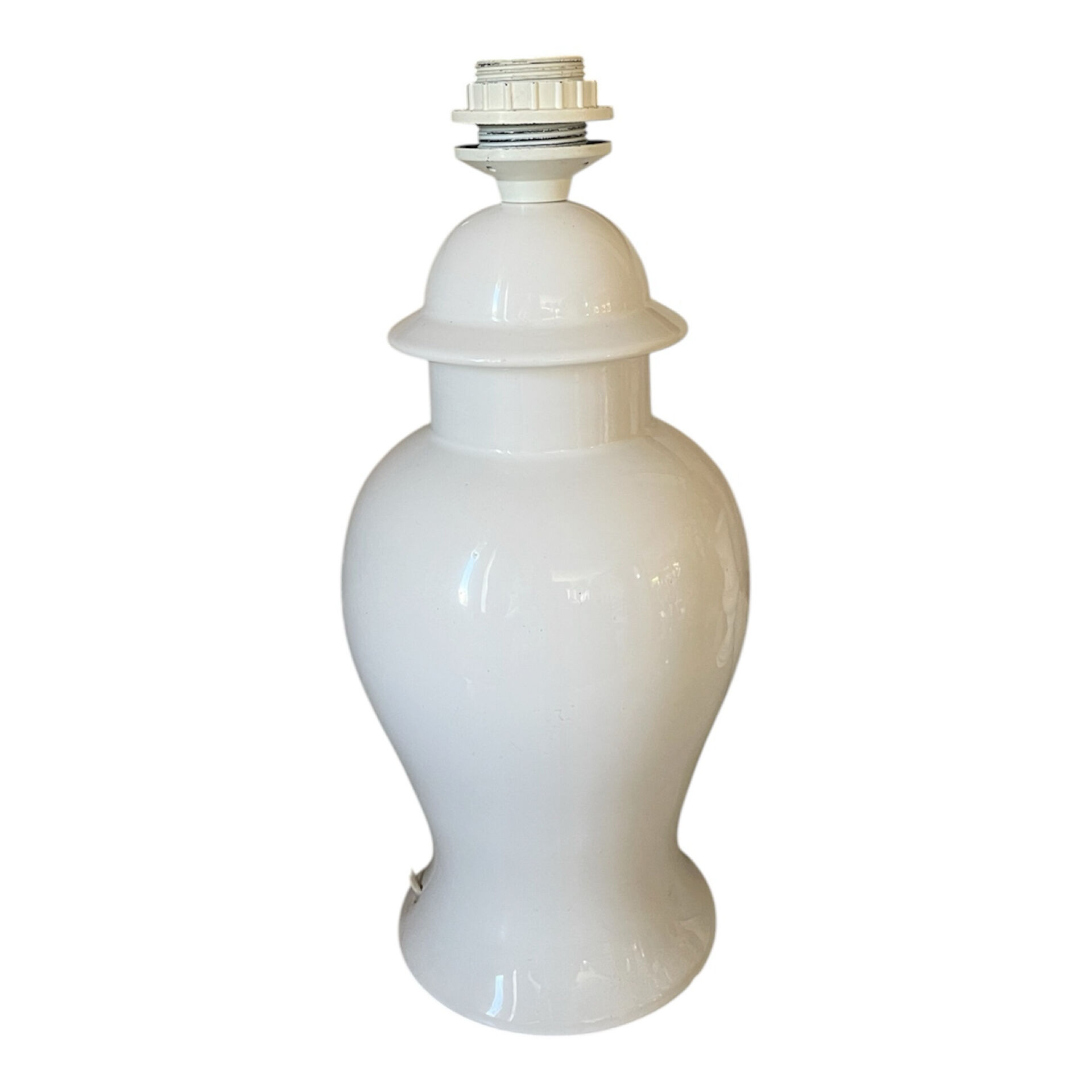 Vintage glazed ceramic lamp