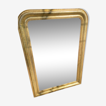 Louis Philippe mirror gilded 120x80