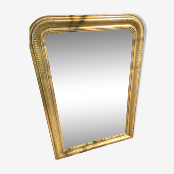 Miroir Louis Philippe doré 120x80