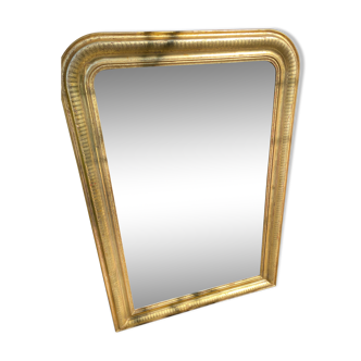 Miroir Louis Philippe doré 120x80