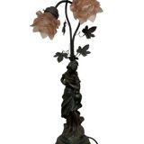 Table lamp in cast iron