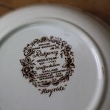 2 vintage English Staffordshire 'HAYRIDE' salad bowls