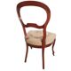 Louis Philippe chair in mahogany with upholstered embroidered seat