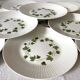 Antique dinner plates Saint Amand Ceranord, Bourrasque