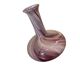 Vintage swirling glass vase with marble effect / Murano style