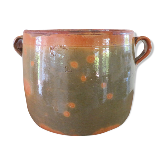 Vintage Vallauris terracotta pot cover