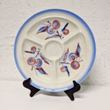 Compartmented earthenware dish