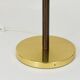 Pair of table lamps or accent lamps in brass and leather by J.T. Kalmar, Mid-Century, Austria, 1960s.
