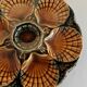 Sarreguemines earthenware oyster plate