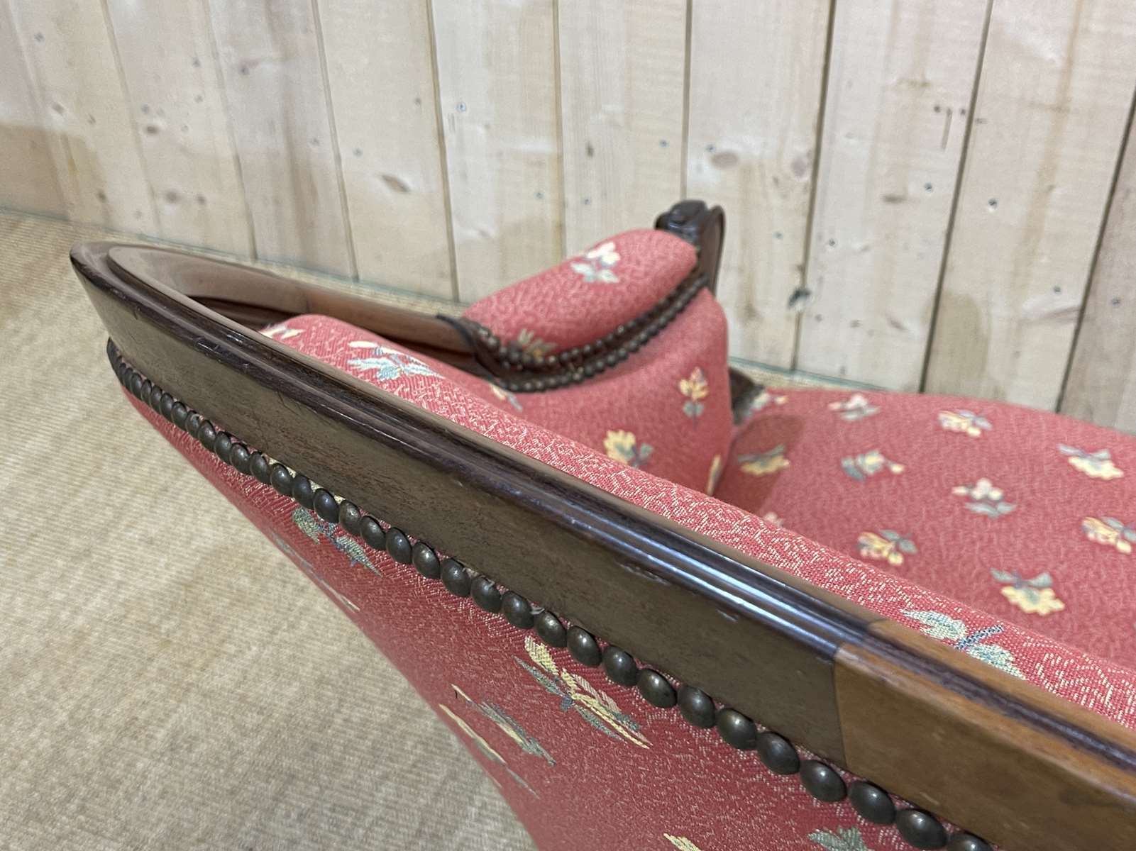 Napoleon III mahogany sofa