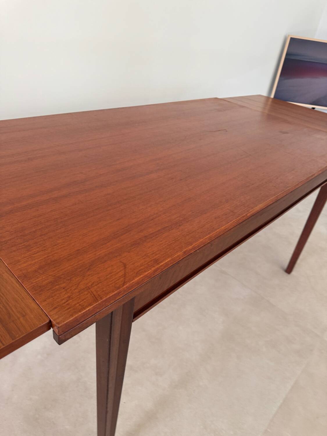 Table à manger vintage teck scandinave