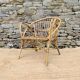 Vintage rattan armchair