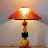 Vintage 80s colorful lamp