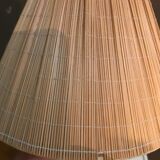 Corep wicker and ceramic table lamp