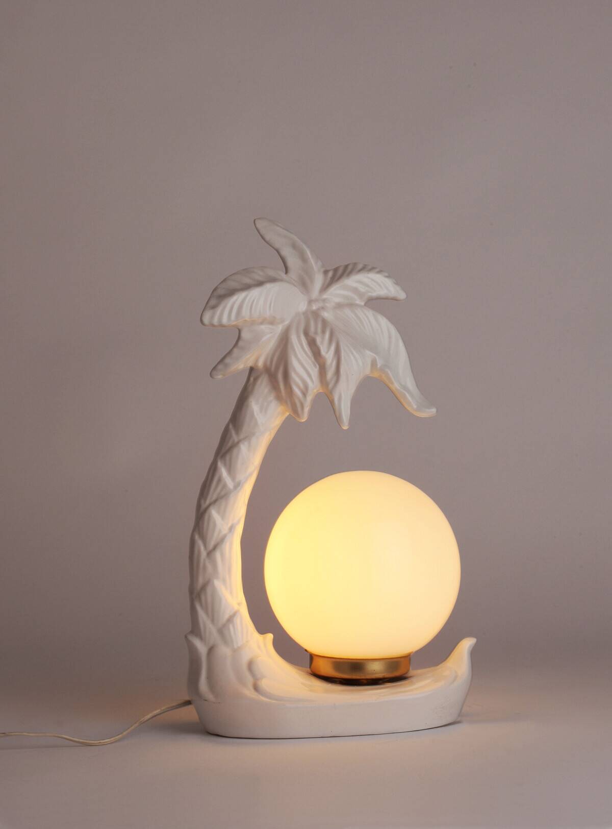 Lampe en forme de palmier
