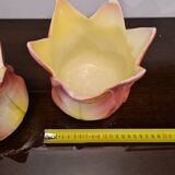 Paire de cache-pot art nouveau signé delphin massier vallauris