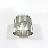 Art Deco silver towel ring