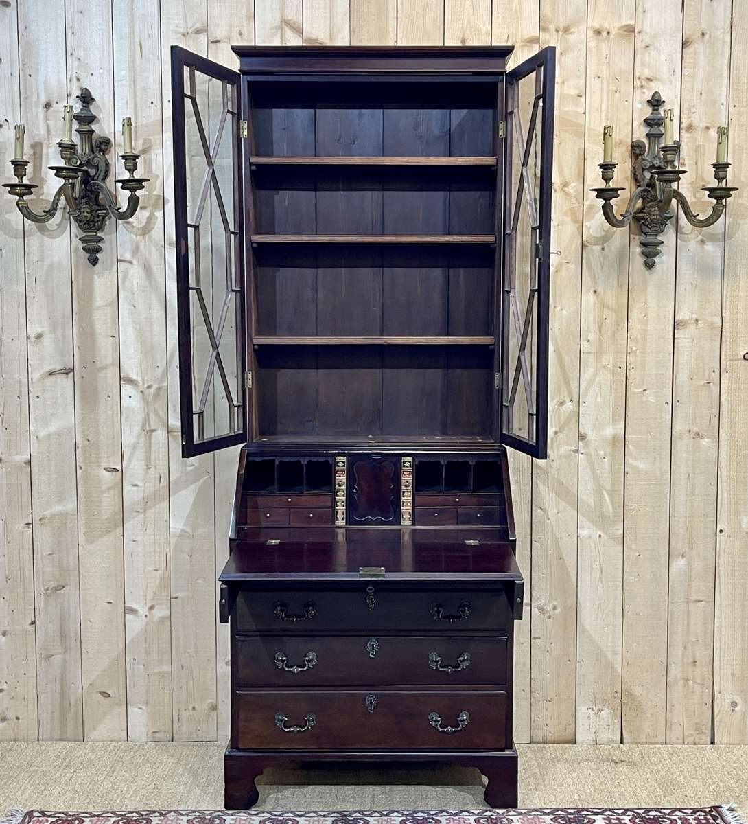 English mahogany scriban nineteenth