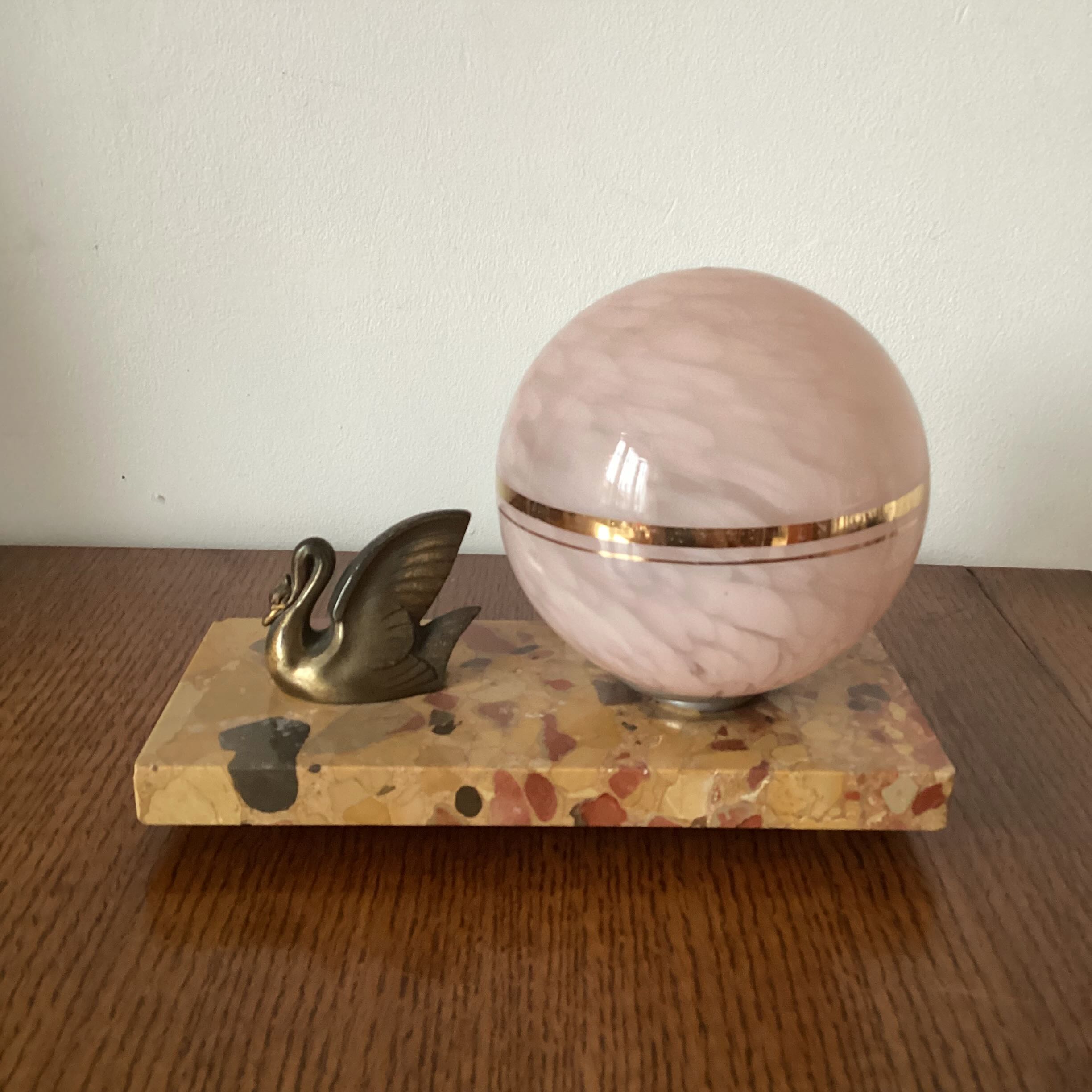 Art Deco bedside lamp