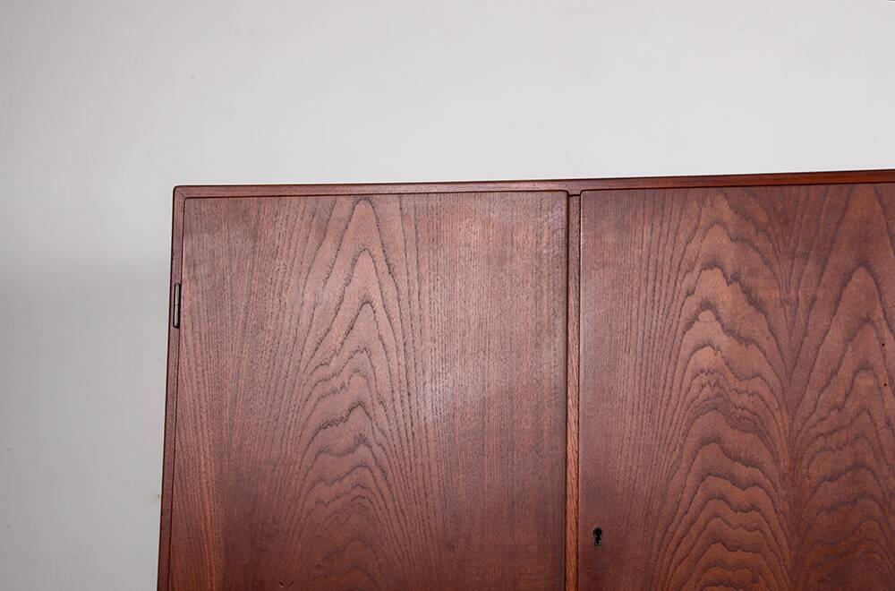 Danish Teak Highboard by Kurt Ostervig for Randers Mobelfabrik 1960.