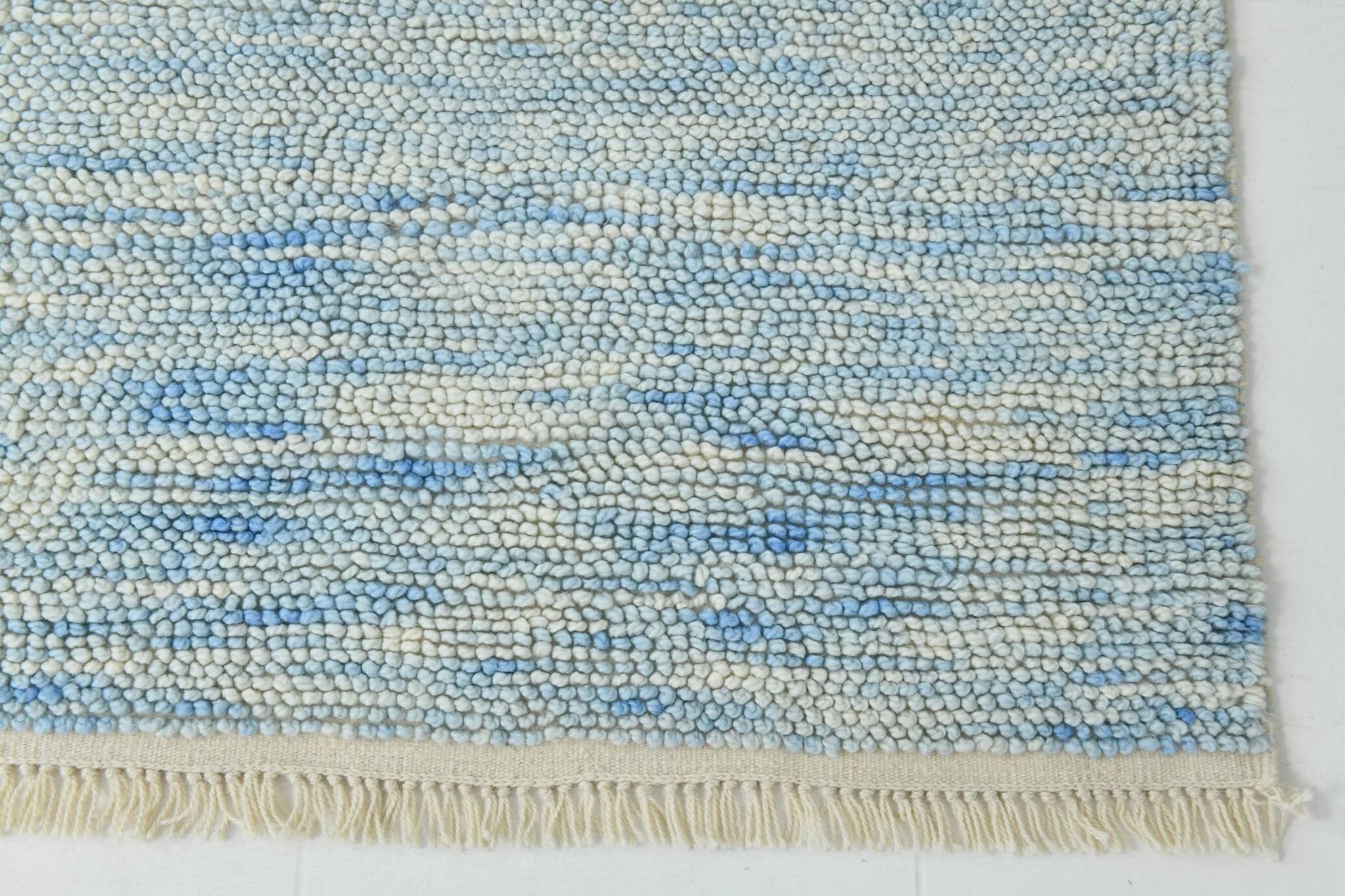 Grand tapis oushak bleu clair 8x11, 244x344cm
