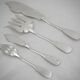 Ercuis Valois, Uniplat fish cutlery set 26 pieces silver-plated, excellent condition.