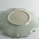 Art Deco Pistachio and Gold Leaf Plates Viloca Paris Caffarelli