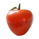 60's sixties vintage orange ice cream bucket