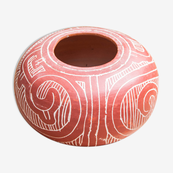 Terracotta vase