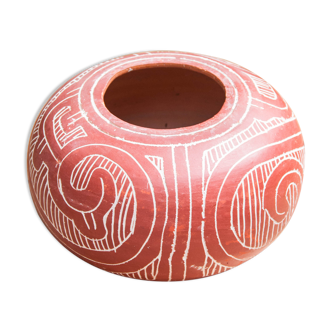 Terracotta vase