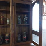 Library showcase two bodies in solid oak