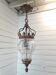 Lantern with fleur-de-lys crown in bronze 19th