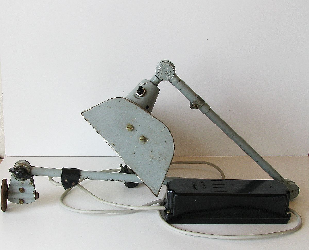 Lampe industrielle vintage de Midgard, années 1950