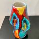 Vase céramique multicolore